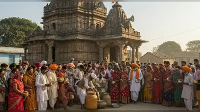 यूपी के इस गांव में मंदिर से हुआ चौंकाने वाला ऐलान: “सुनो, सुनो, एक घंटे तक मुफ्त शराब ले जाओ!”