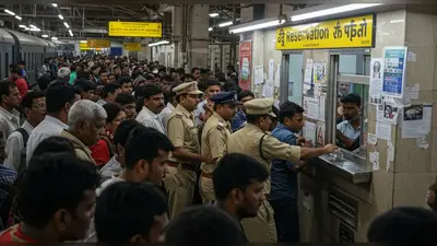 हाथरस सिटी स्टेशन पर टिकट को लेकर हाथापाई: आरक्षण केंद्र पर बवाल, दो गिरफ्तार