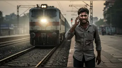 कानपुर: पत्नी से फोन पर झगड़ते हुए ट्रेन के आगे कूदा पति, मौत से परिजनों में मचा कोहराम