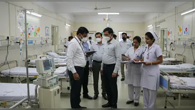 कानपुर: हाईकोर्ट के सख्त निर्देश पर हैलट पहुंची शासन की टीम, बालरोग विभाग का कोना-कोना खंगाला, मिलीं कई गंभीर खामियां
