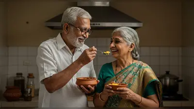 अंकल ने बनाया प्यार भरा खाना, आंटी ने चखा, वीडियो देख लोगों ने कहा – ‘ऐसा रोमांस सिर्फ फिल्मों में देखा था!’