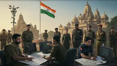 अयोध्या में ध्वजारोहण समारोह: खुफिया एजेंसियां हाई अलर्ट पर, 22 दिन पहले विशेषज्ञों ने डाला डेरा