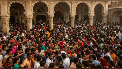 यूपी: बांकेबिहारी मंदिर में दर्शन अव्यवस्था का अड्डा, तीन महीने बाद भी हाईपावर्ड कमेटी के आदेश बेअसर