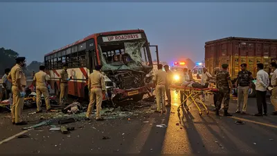 बदायूं में भीषण हादसा: हाईवे पर खड़े ट्रक से टकराई रोडवेज बस, ITBP जवान और ड्राइवर सहित दो की मौत, नौ घायल