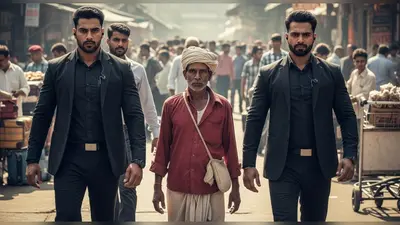 वायरल खबर: दो बॉडीगार्ड्स के साथ चलता है कुली, कमाई बस ₹200; आखिर क्यों?