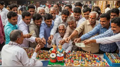 बाजार में धूम मचा रही ‘ड्रम वाली भाभी’, मात्र 5 रुपये में खरीदने के लिए उमड़ी मर्दों की भीड़!