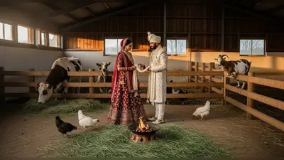 अजीबोगरीब शादी: कपल ने जानवरों के बाड़े में लिए सात फेरे, तस्वीरें हुईं वायरल!