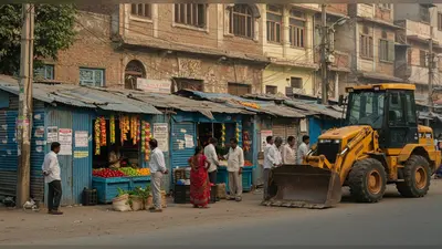 नगर निगम की जमीन पर बनीं अवैध दुकानें, ‘बुलडोजर’ चलने का नोटिस जारी!