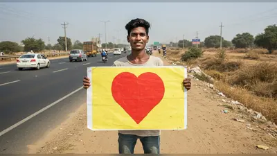‘मैं सिंगल हूं!’ हाइवे पर होर्डिंग लगाए खड़ा हुआ लड़का, खोज रहा था बॉयफ्रेंड! – अनोखे तरीके से प्यार की तलाश हुई वायरल